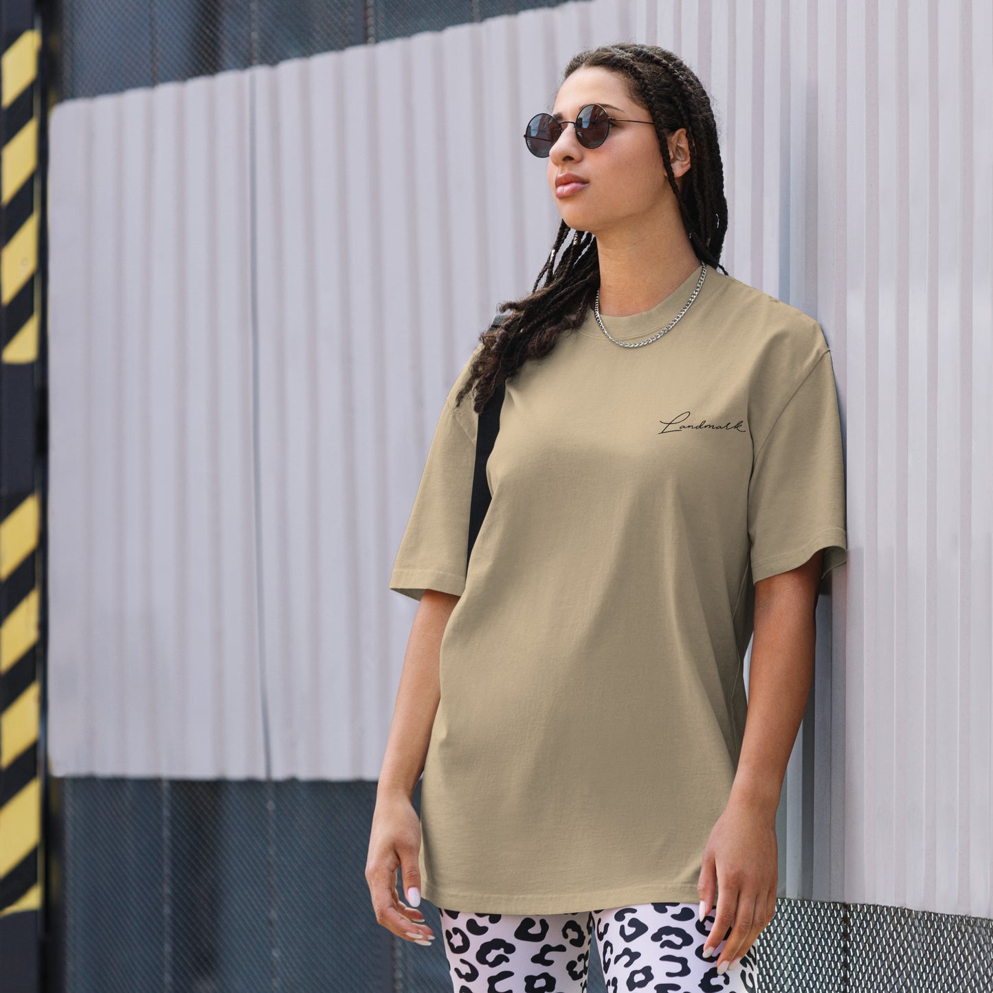 Landmark Oversized faded t-shirt