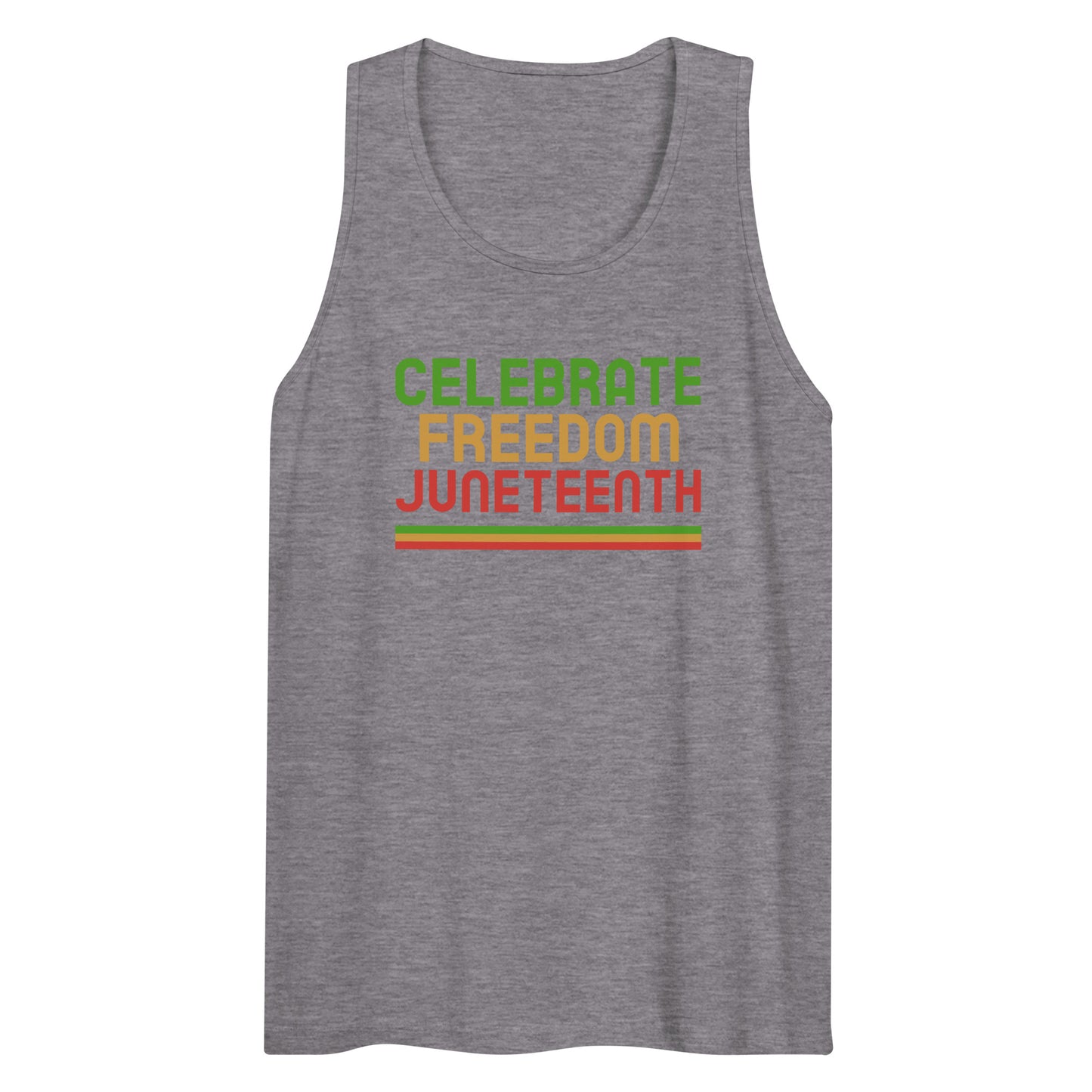 Celebrate Freedom Juneteenth Men’s premium tank top