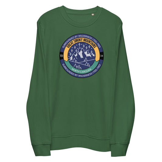 Great Smoky Mt. - Unisex organic sweatshirt