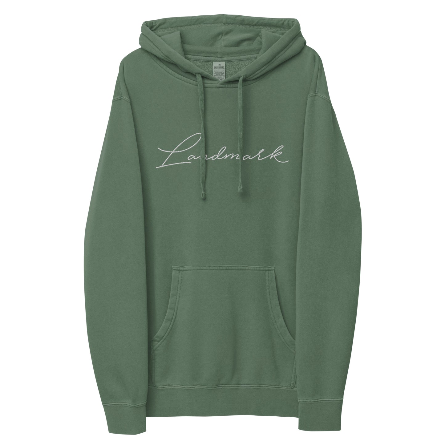 Landmark pigment-dyed hoodie
