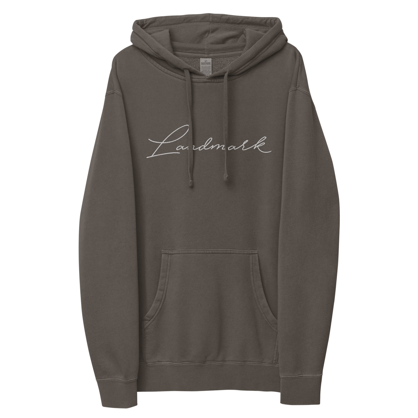 Landmark pigment-dyed hoodie