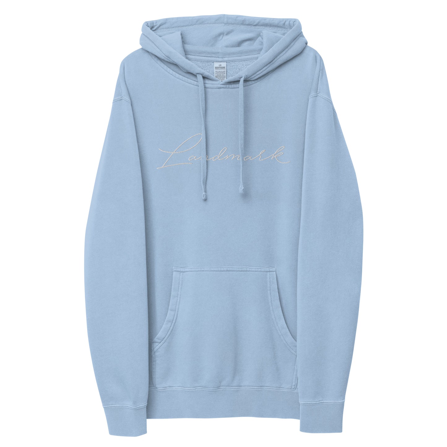 Landmark pigment-dyed hoodie