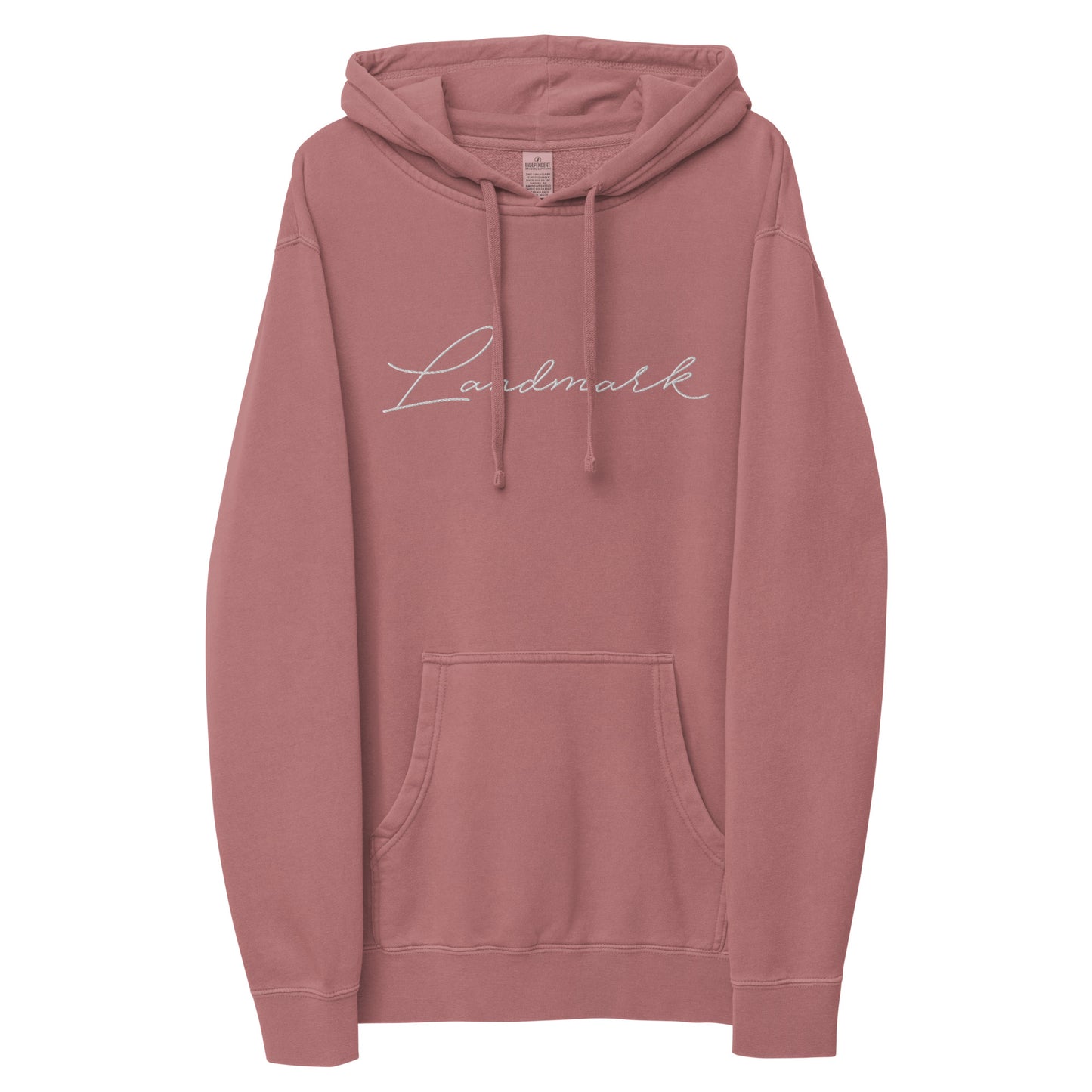 Landmark pigment-dyed hoodie