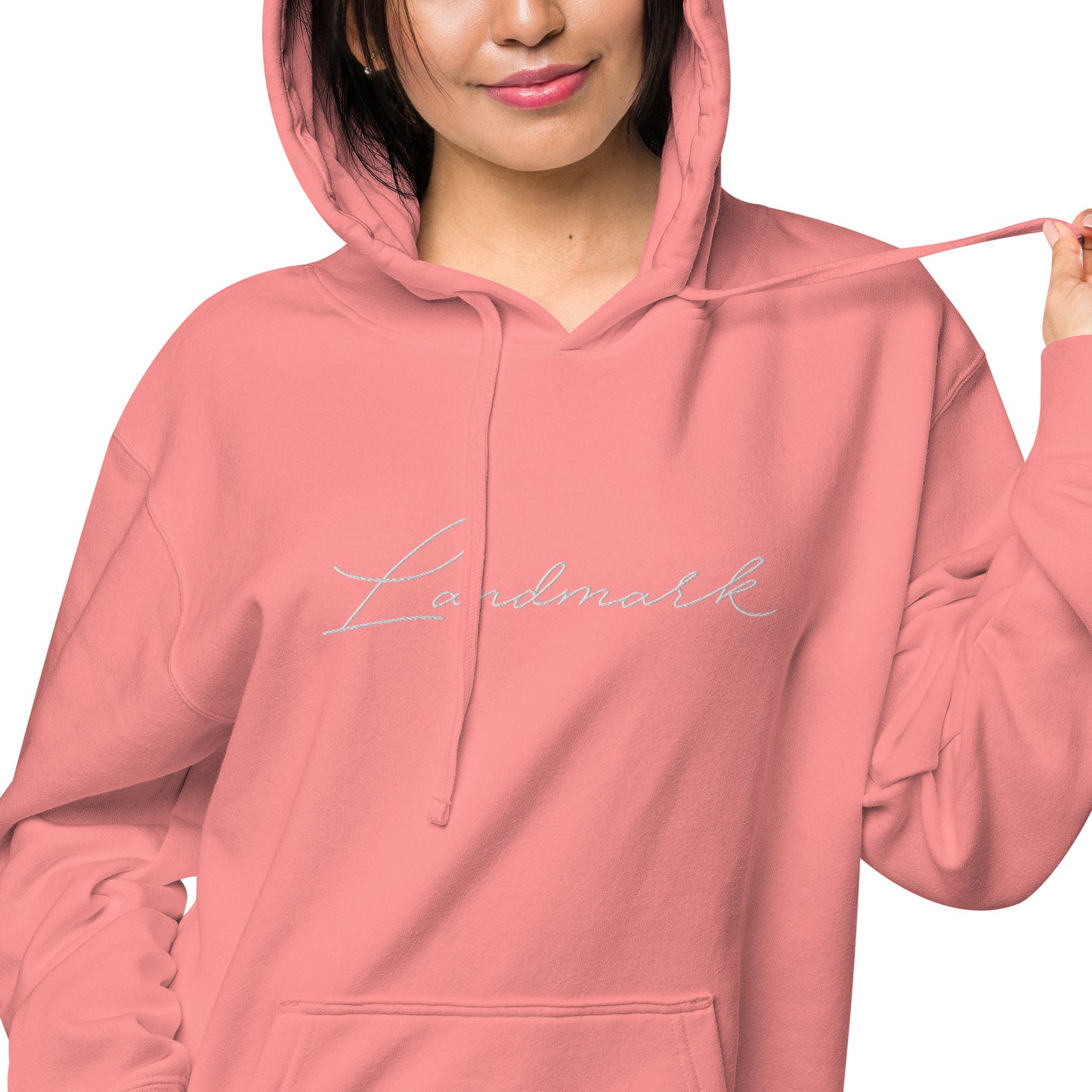 Landmark pigment-dyed hoodie