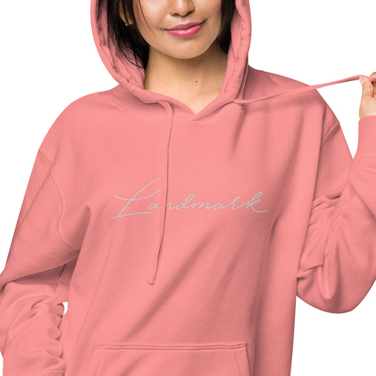 Landmark pigment-dyed hoodie