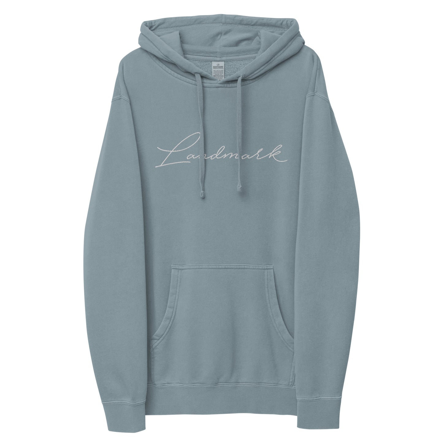Landmark pigment-dyed hoodie