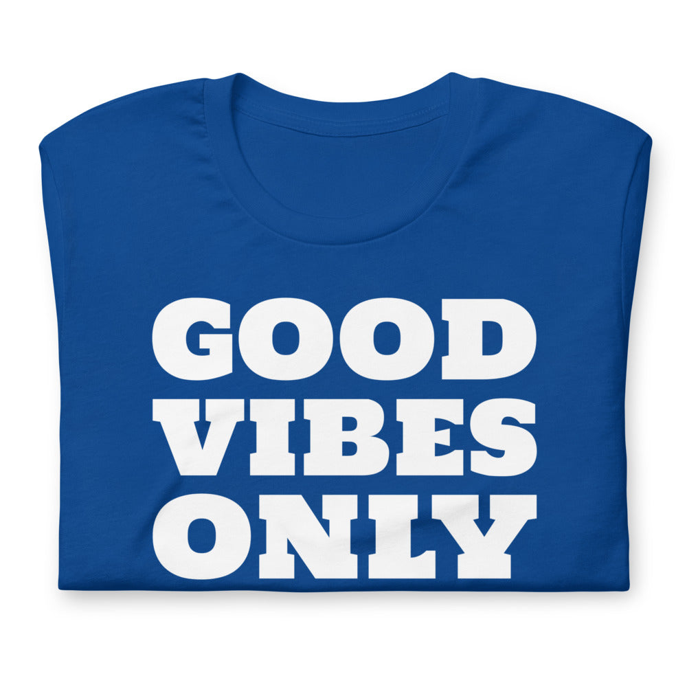 "Good Vibes Only" Short-Sleeve Tee